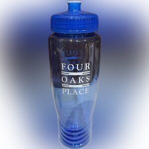 VTG Y2K HOUSTON FOUR OAKS PLACE WATER BOTTLE PROMOTION COLLECTIBLE DRINK HYDRATE